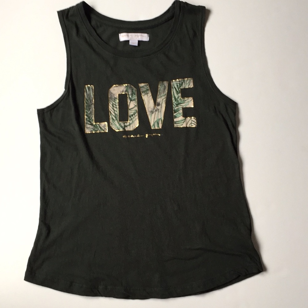 Spiritual Gangster “Love” Tank Top Green